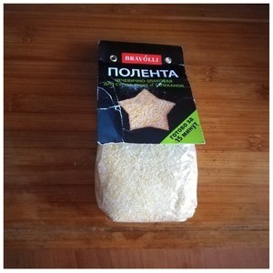 Чечевичная полента с овощами и грибами