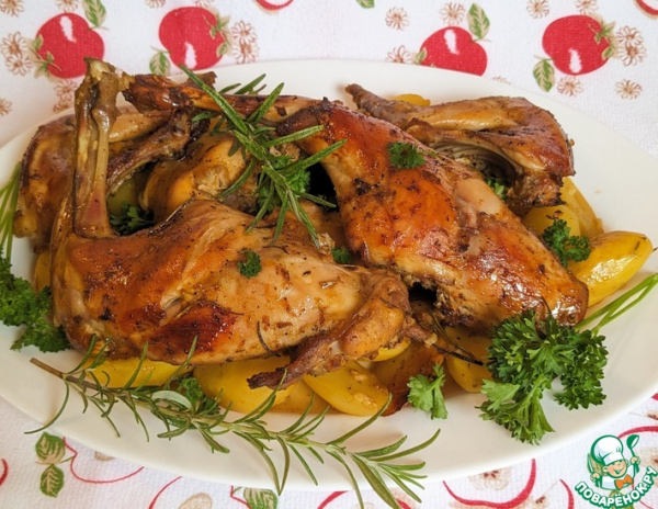 Чесночный кролик по-испански Чесночный кролик по-испански