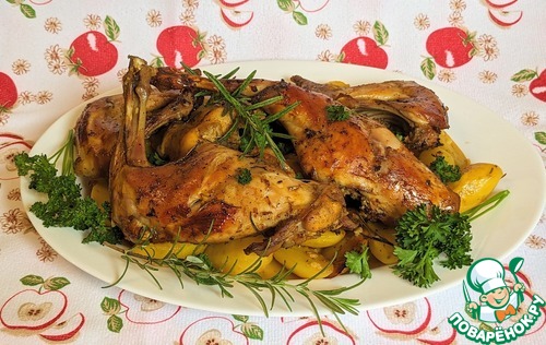 Чесночный кролик по-испански Чесночный кролик по-испански