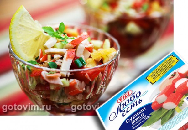 Севиче с сурими мясо VIČI «Любо есть» Севиче с сурими мясо VIČI «Любо есть»