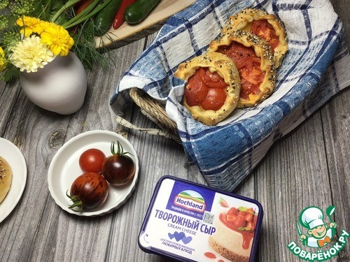 Галеты с помидорами Галеты с помидорами