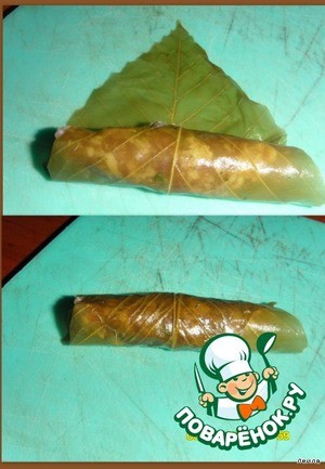 Долма на листьях липы "Пип долмасы" Долма на листьях липы "Пип долмасы"