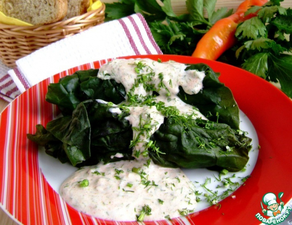 Долма по-читински из мангольда