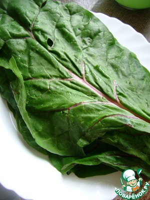 Долма по-читински из мангольда