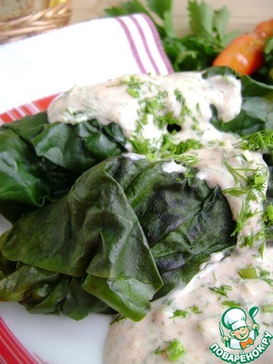 Долма по-читински из мангольда