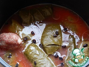 Долма с тушеным перцем Долма с тушеным перцем