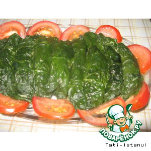 Долма-Шпинатные голубцы