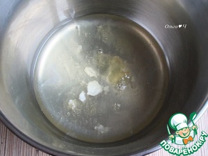 Белковый бисквитный рулет с хурмой