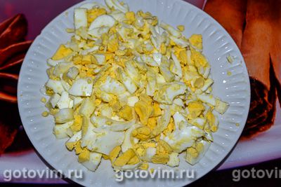 Салат из кальмаров с солеными огурцами Салат из кальмаров с солеными огурцами