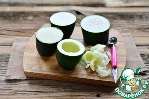 Фаршированные бочонки из кабачка