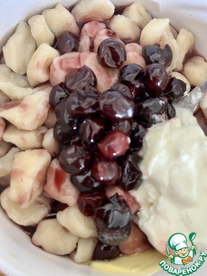 Галушки с вишней Галушки с вишней