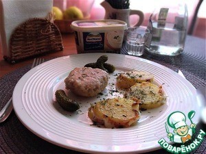 Гарнир "Картофельные сэндвичи"