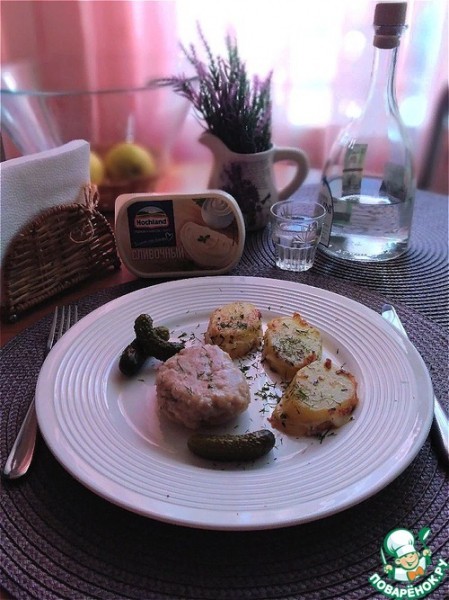 Гарнир "Картофельные сэндвичи"