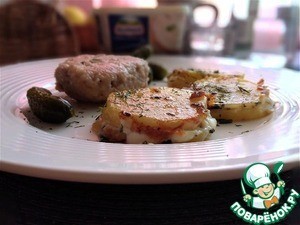 Гарнир "Картофельные сэндвичи"