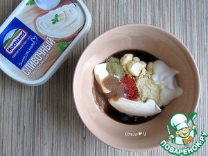 Голени индейки в сливочно-сырном соусе