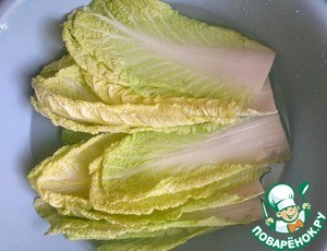 Голубцы из пекинской капусты с булгуром Голубцы из пекинской капусты с булгуром