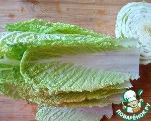 Голубцы из пекинской капусты с булгуром Голубцы из пекинской капусты с булгуром