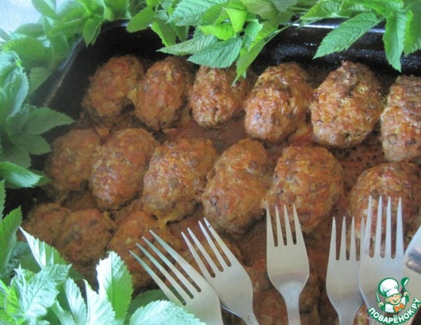 Голубцы ленивые с чечевицей Голубцы ленивые с чечевицей