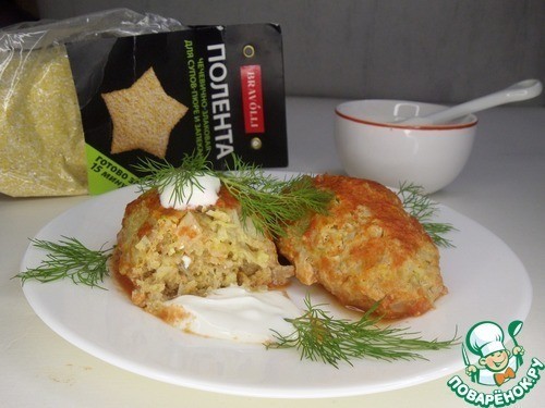 Голубцы "Ленивые" с полентой