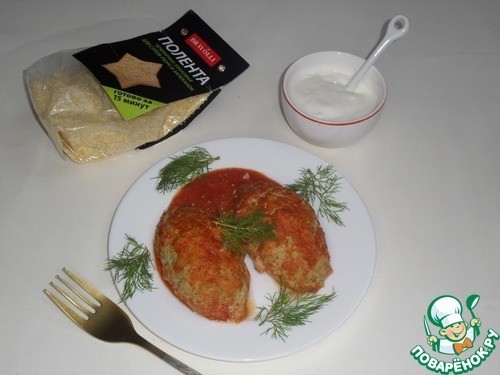 Голубцы "Ленивые" с полентой