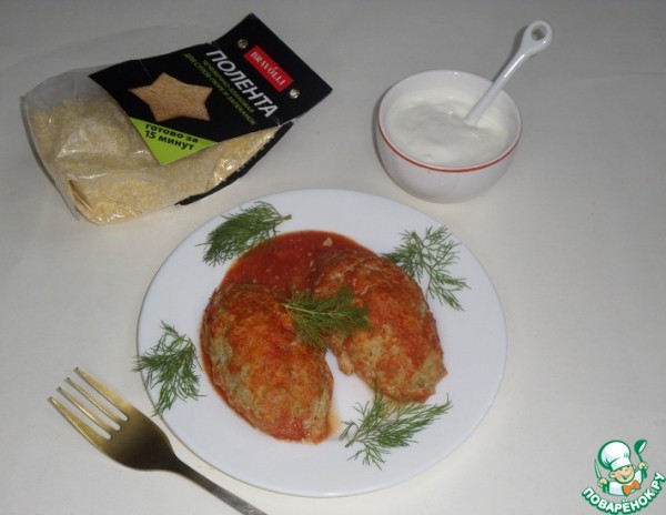 Голубцы "Ленивые" с полентой