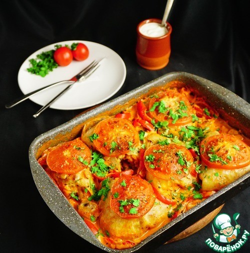 Голубцы с куриными голенями Голубцы с куриными голенями