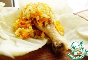 Голубцы с куриными голенями Голубцы с куриными голенями