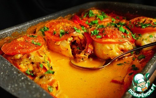 Голубцы с куриными голенями Голубцы с куриными голенями