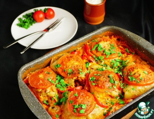 Голубцы с куриными голенями Голубцы с куриными голенями