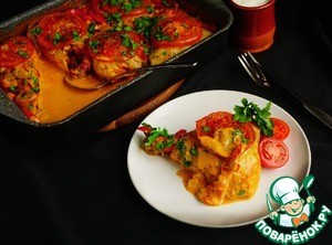Голубцы с куриными голенями Голубцы с куриными голенями