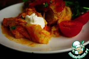 Голубцы с куриными голенями Голубцы с куриными голенями