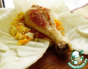 Голубцы с куриными голенями Голубцы с куриными голенями