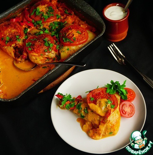 Голубцы с куриными голенями Голубцы с куриными голенями