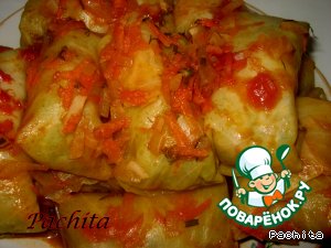 Голубцы "Тройное удовольствие" Голубцы "Тройное удовольствие"