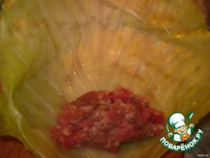 Голубцы "Тройное удовольствие" Голубцы "Тройное удовольствие"