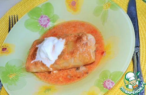 Голубцы в грибном соусе Голубцы в грибном соусе