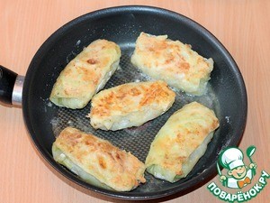 Голубцы в омлете Голубцы в омлете