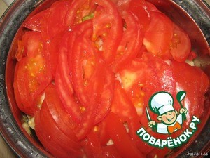 Голубцы, запечeнные под сметанно-луковым соусом