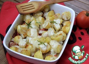 Гратен из филе свинины и овощей Гратен из филе свинины и овощей