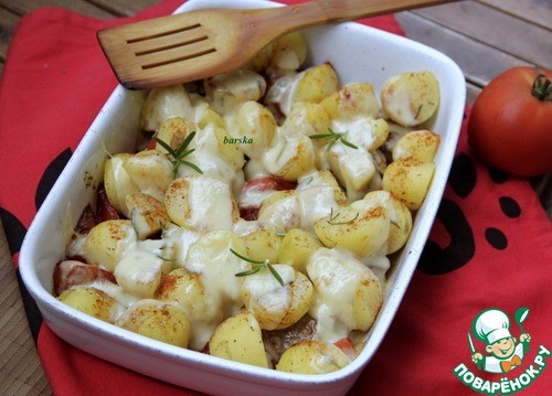 Гратен из филе свинины и овощей Гратен из филе свинины и овощей