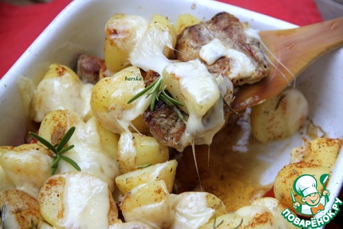 Гратен из филе свинины и овощей Гратен из филе свинины и овощей