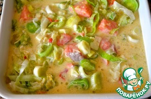 Гратен из форели в кокосовом молоке Гратен из форели в кокосовом молоке