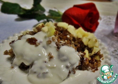 Гратен из гречки с орехами и сухофруктами Гратен из гречки с орехами и сухофруктами