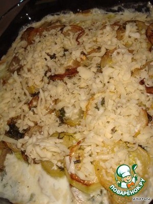 Гратен из кабачков