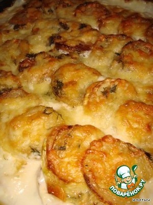 Гратен из кабачков