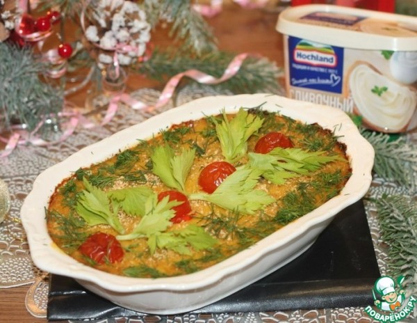 Гратен из капусты и мясного фарша Гратен из капусты и мясного фарша