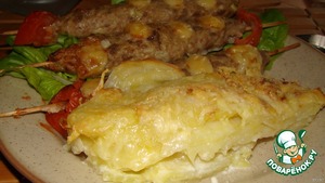 Гратен из картофеля