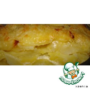 Гратен из картофеля