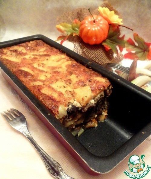 Гратен из картофеля с грибами Гратен из картофеля с грибами