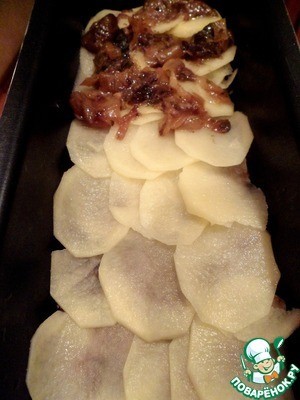 Гратен из картофеля с грибами Гратен из картофеля с грибами